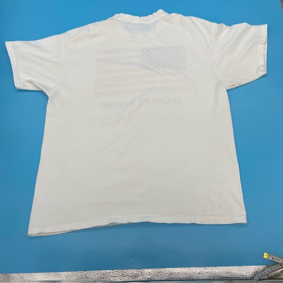 Vintage Anvil 1988 Woody Jackson “America’s Pastime” Single Stitch Flag T-Shirt - Picture 4 of 8